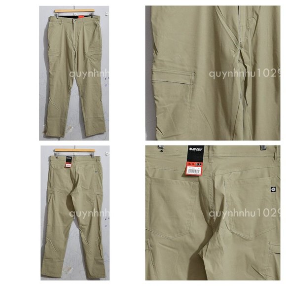 hi-tec Other - hi-tec men cargo performance pants in Tan colors